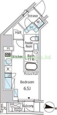 バウスフラッツ品川キャナルサイドの物件間取画像
